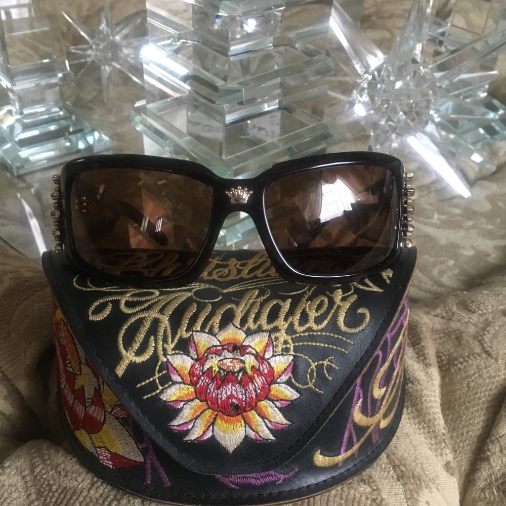 Christian Audigier sunglasses Ed Hardie design